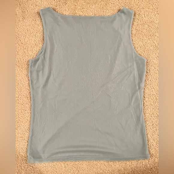 Light blue The Limited beaded tank size L - Picture 3 of 4